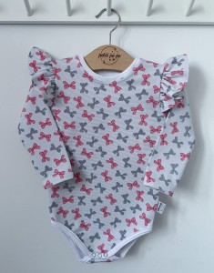 Body z dresówki  - Kokardki