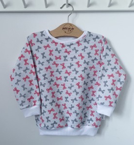 Bluza dresowa - Kokardki