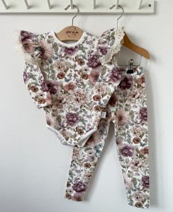 Zestaw dresowy getry + body - Gardenia