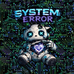 Bluza dresowa z panelem- System error