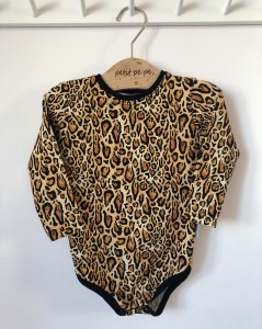 Body z dresówki  - gepard