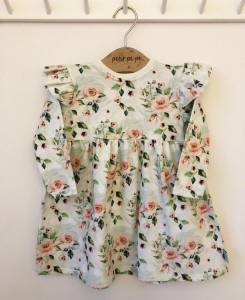 Sukienka z dresówki - pinky rose