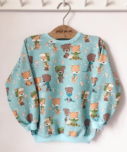 Bluza dresowa - miś i lisek.jpg