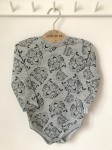 Body z cienkiej dzianiny jersey - tygrysek