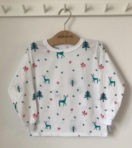 Koszulka jersey - śladami reniferków