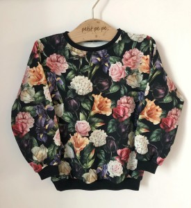 Bluza dresowa - piękny bukiet