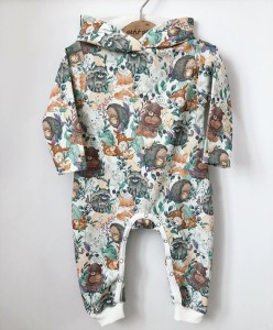 Rampers z dresówki - cute animals