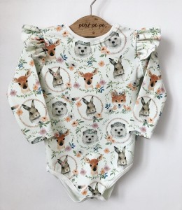 Looped knitwear body  - beautiful animals