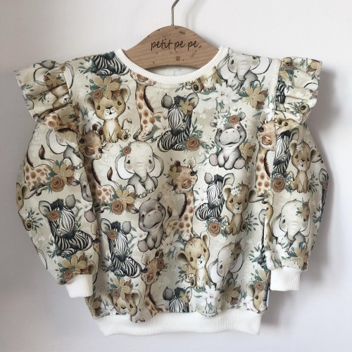 Bluza dziecięca - cute safari girl.jpg